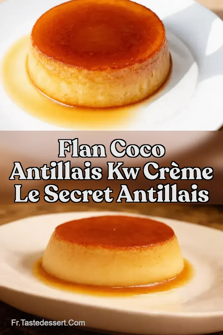 Flan Coco Antillais kw Cr&egrave;me Le Secret Antillais