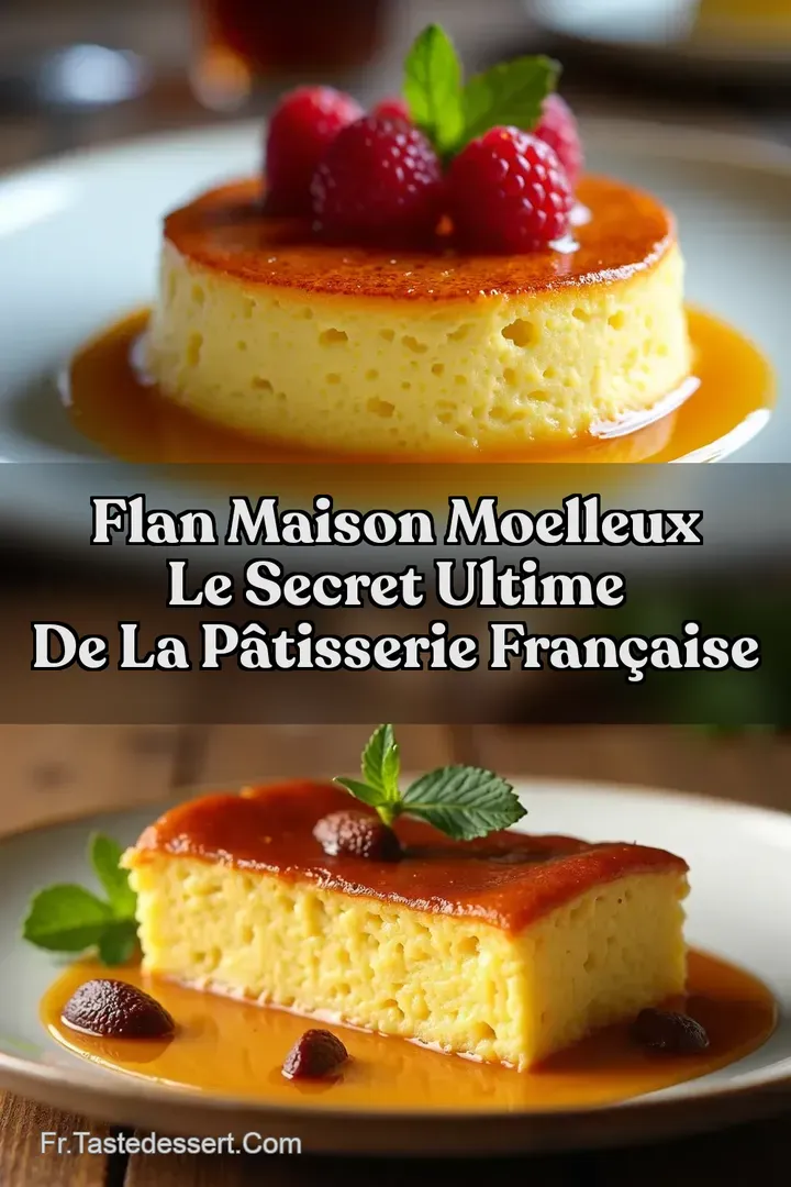Flan Maison Moelleux Le Secret Ultime de la P&acirc;tisserie Fran&ccedil;aise