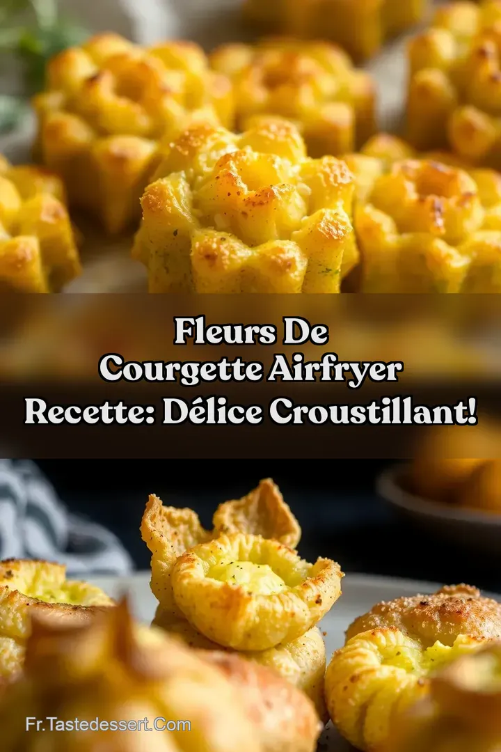 Fleurs de courgette airfryer Recette: D&eacute;lice Croustillant!