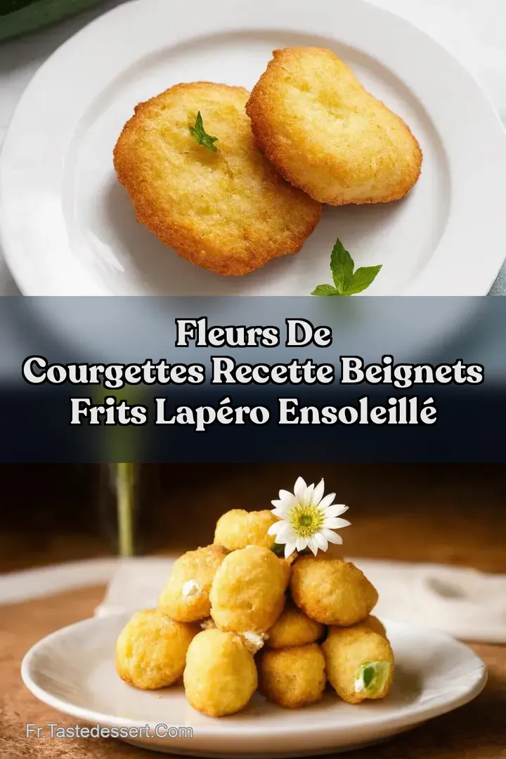Fleurs de Courgettes Recette Beignets Frits lAp&eacute;ro ensoleill&eacute;