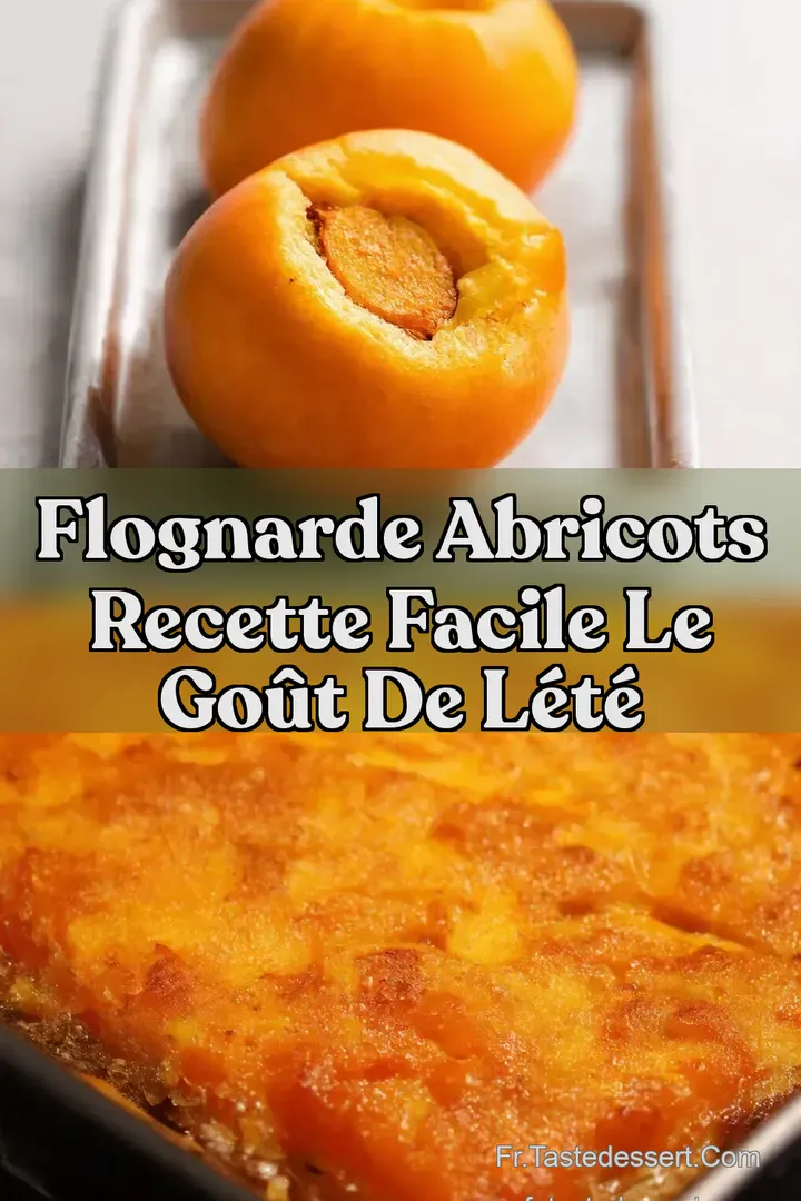 Flognarde Abricots Recette Facile Le Go&ucirc;t de l&Eacute;t&eacute;