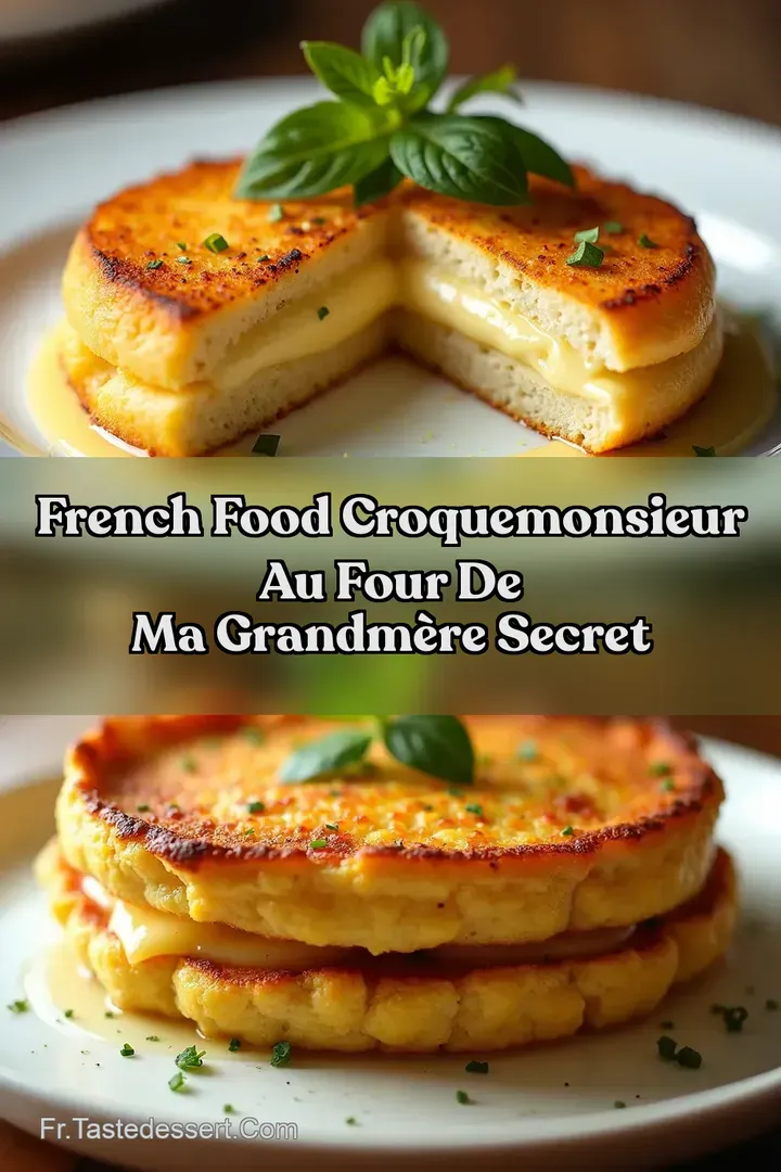 French Food CroqueMonsieur au Four de ma GrandM&egrave;re Secret