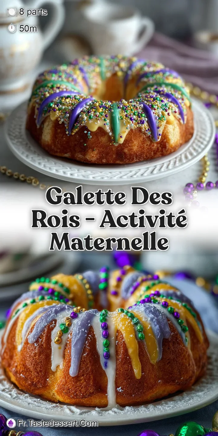 Close-up reveals the flaky layers of a galette des rois, hinting at a rich almond filling and sweet, buttery aroma.