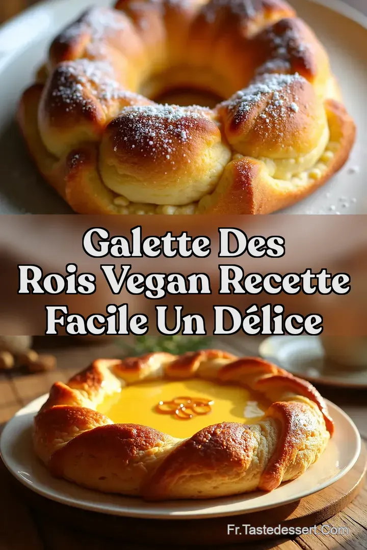 Galette des rois vegan Recette Facile Un d&eacute;lice