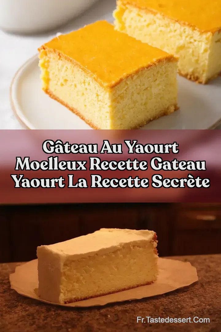 G&acirc;teau au Yaourt Moelleux recette gateau yaourt La Recette Secr&egrave;te