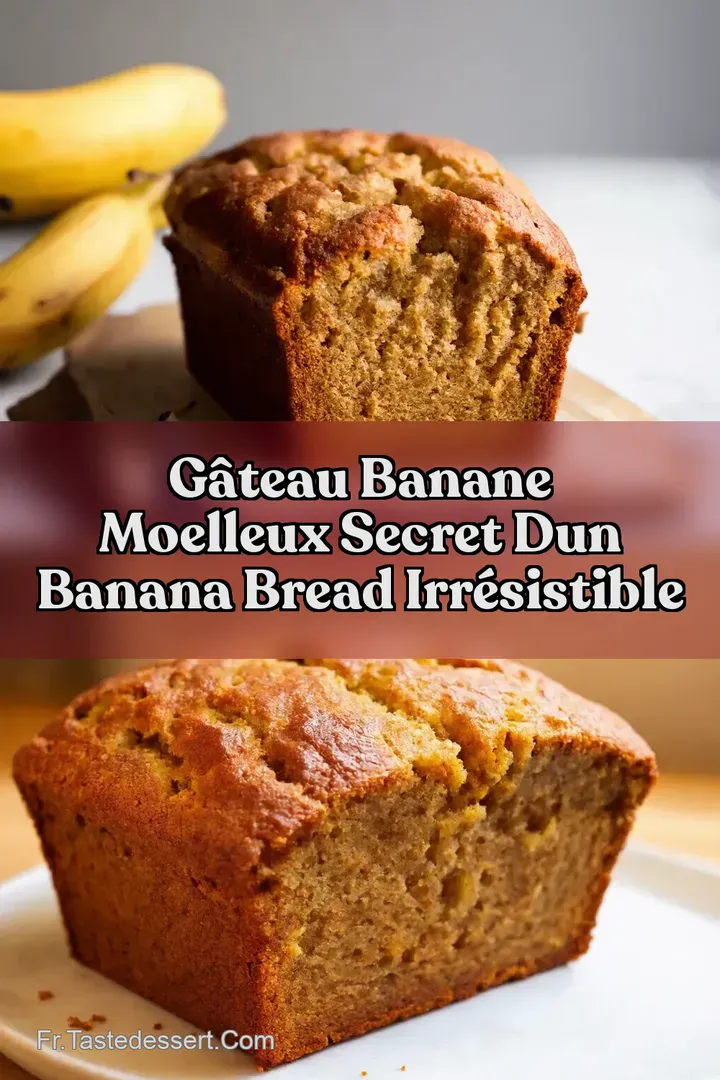 G&acirc;teau Banane Moelleux Secret dun Banana Bread Irr&eacute;sistible