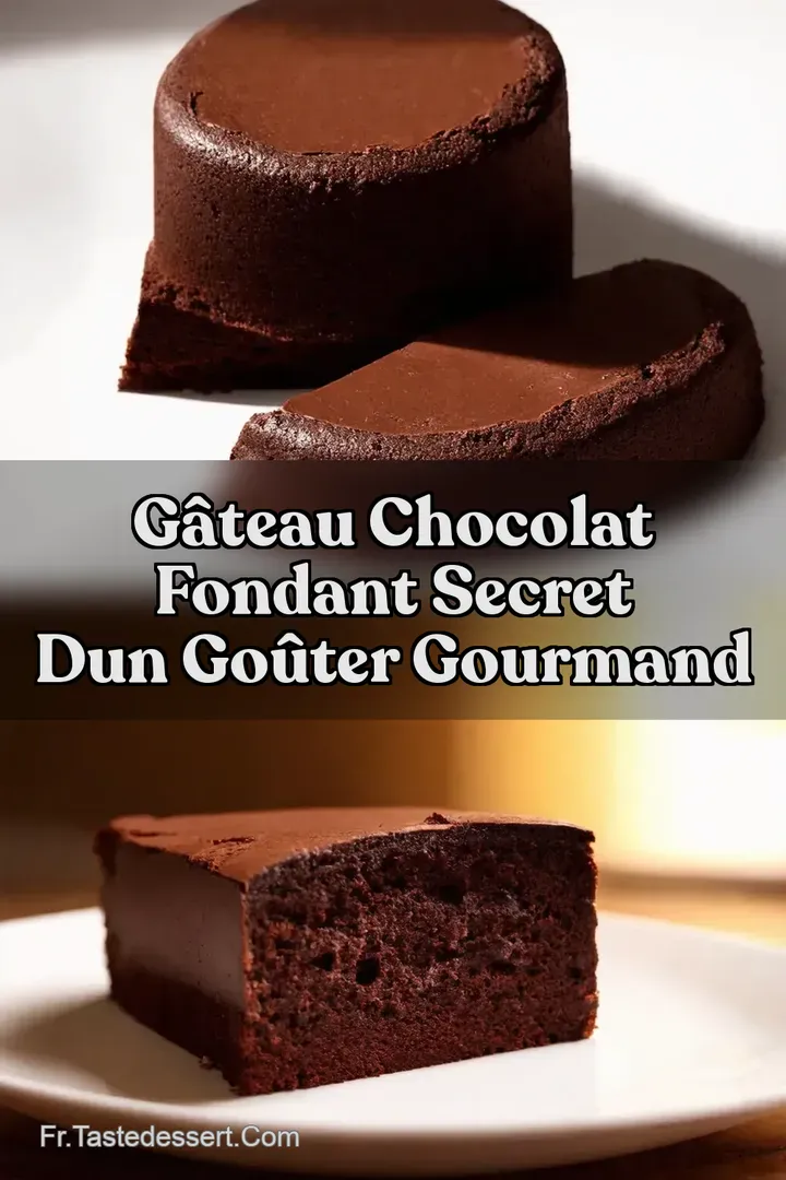 G&acirc;teau Chocolat Fondant Secret dun Go&ucirc;ter Gourmand