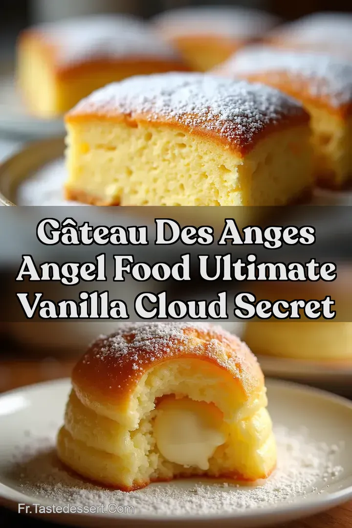 G&acirc;teau des Anges Angel Food Ultimate Vanilla Cloud Secret