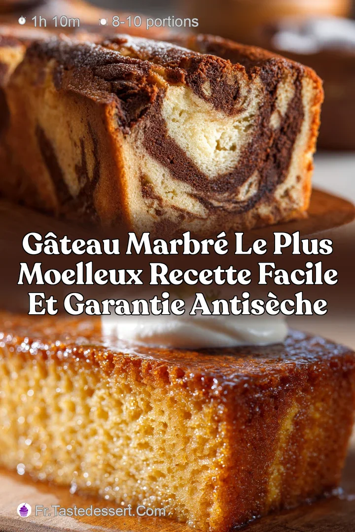G&acirc;teau marbr&eacute; le plus moelleux Recette facile et garantie antis&egrave;che