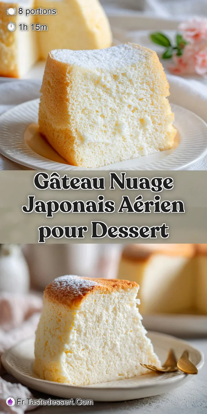 Close-up of a perfectly smooth, jiggly Japanese souffle cheesecake, hinting at its light texture.