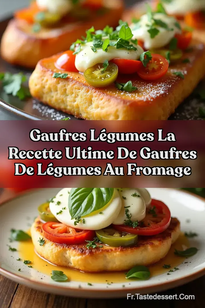 Gaufres L&eacute;gumes La Recette Ultime de Gaufres de L&eacute;gumes au Fromage