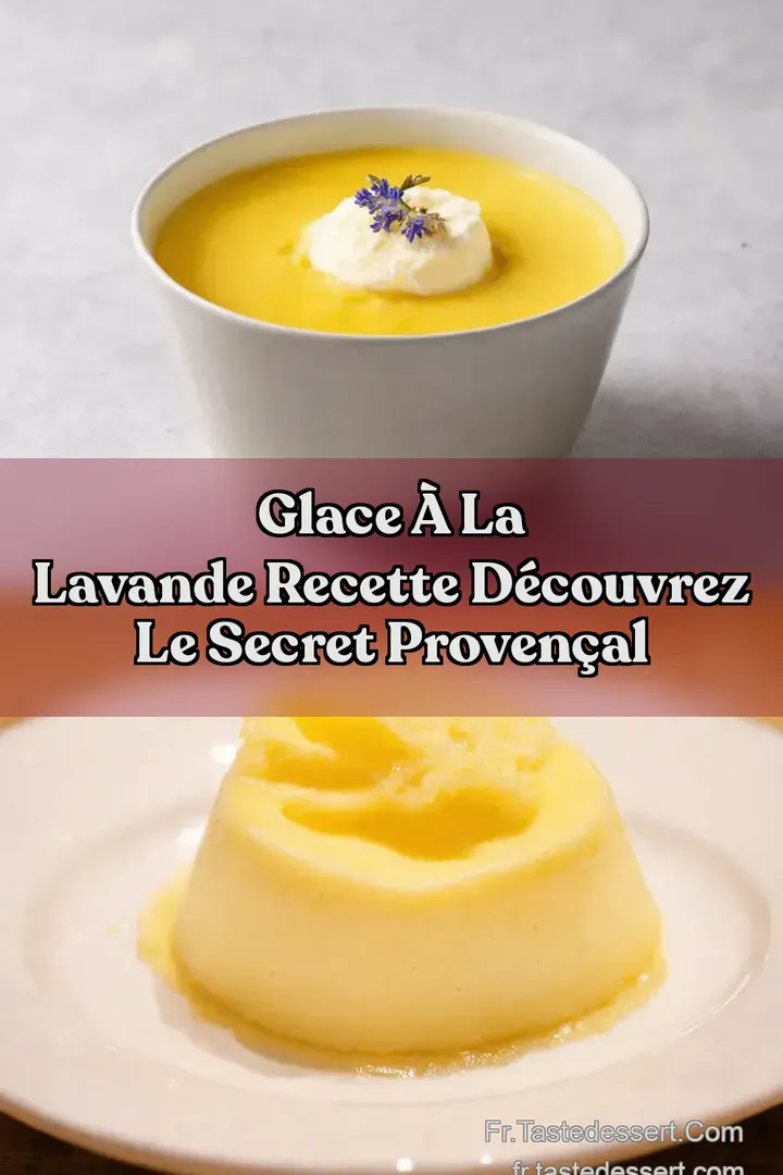 Glace &agrave; la Lavande Recette D&eacute;couvrez le Secret Proven&ccedil;al