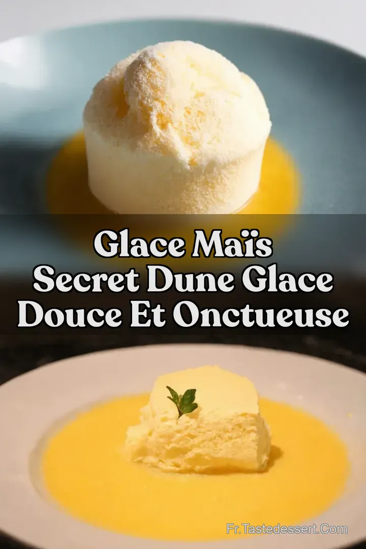 Glace Ma&iuml;s Secret dune Glace Douce et Onctueuse