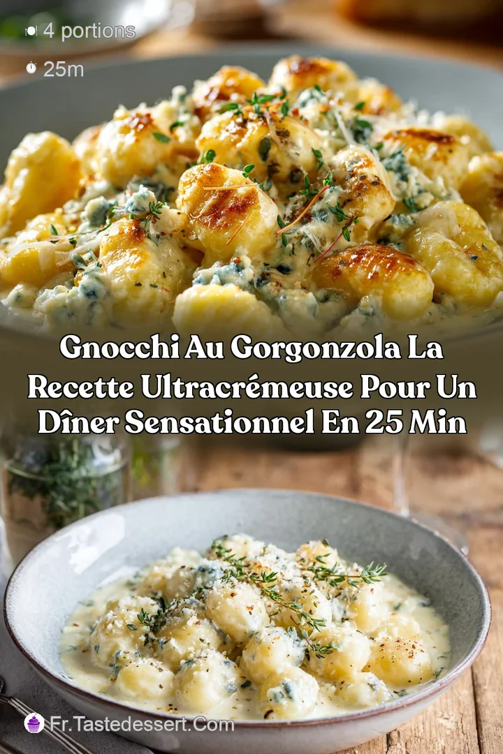 Gnocchi au Gorgonzola La recette ultracr&eacute;meuse pour un d&icirc;ner sensationnel en 25 min
