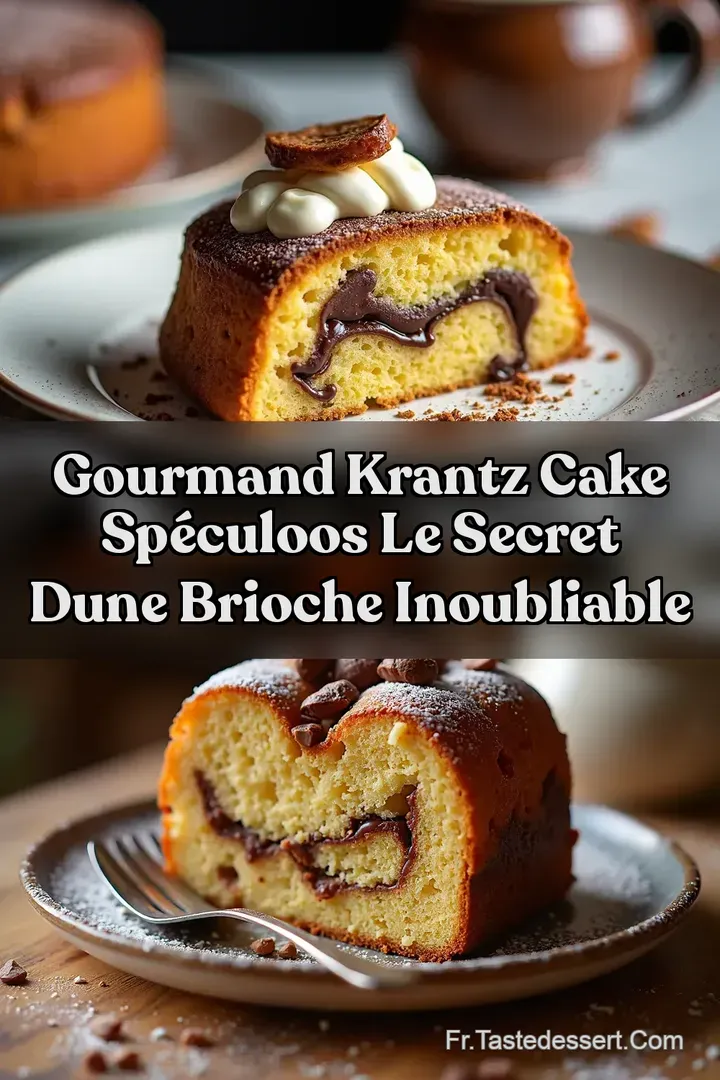 Gourmand Krantz Cake Sp&eacute;culoos Le Secret dUne Brioche Inoubliable