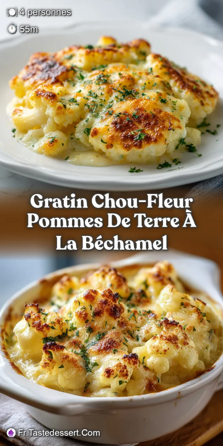 Close-up of the gratin's bubbly, golden-brown surface. Hints of herbs and steam suggest a warm, savory, comforting dish.