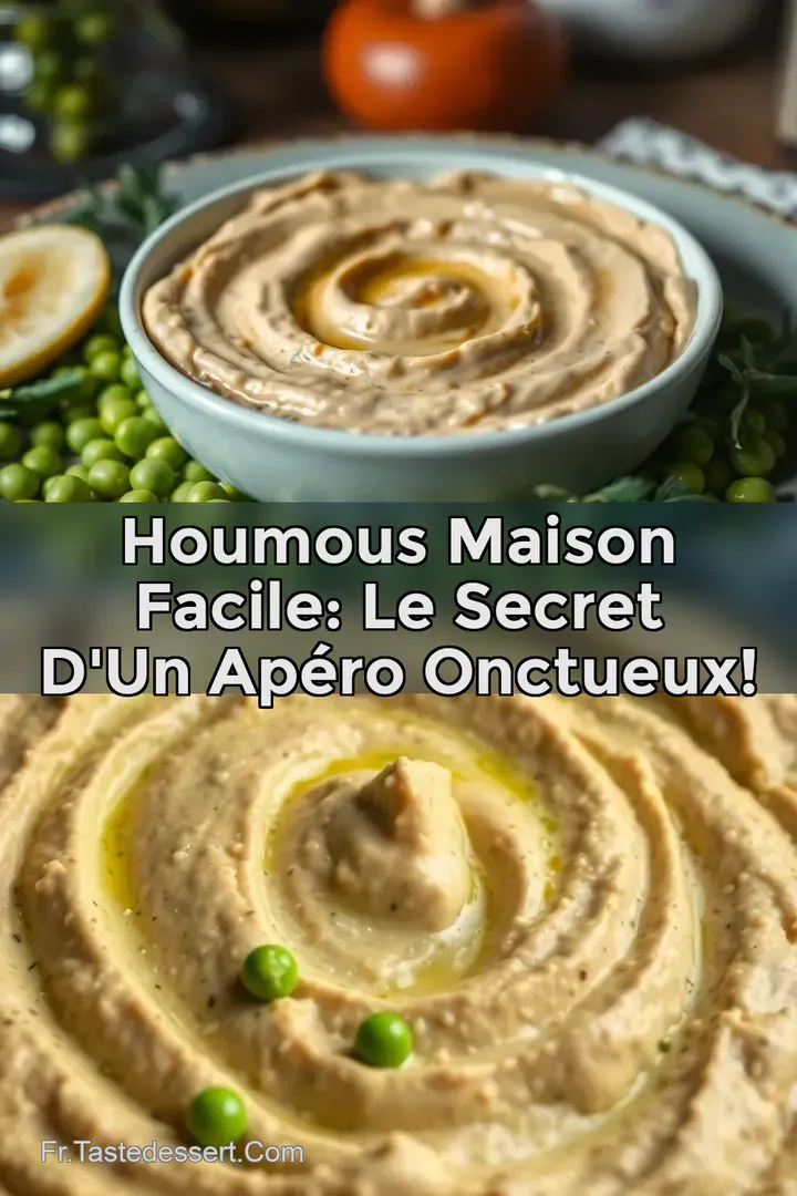 Houmous Maison Facile: Le Secret d un Ap&eacute;ro Onctueux!