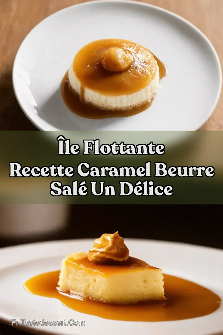 &Icirc;le Flottante recette Caramel Beurre Sal&eacute; un d&eacute;lice
