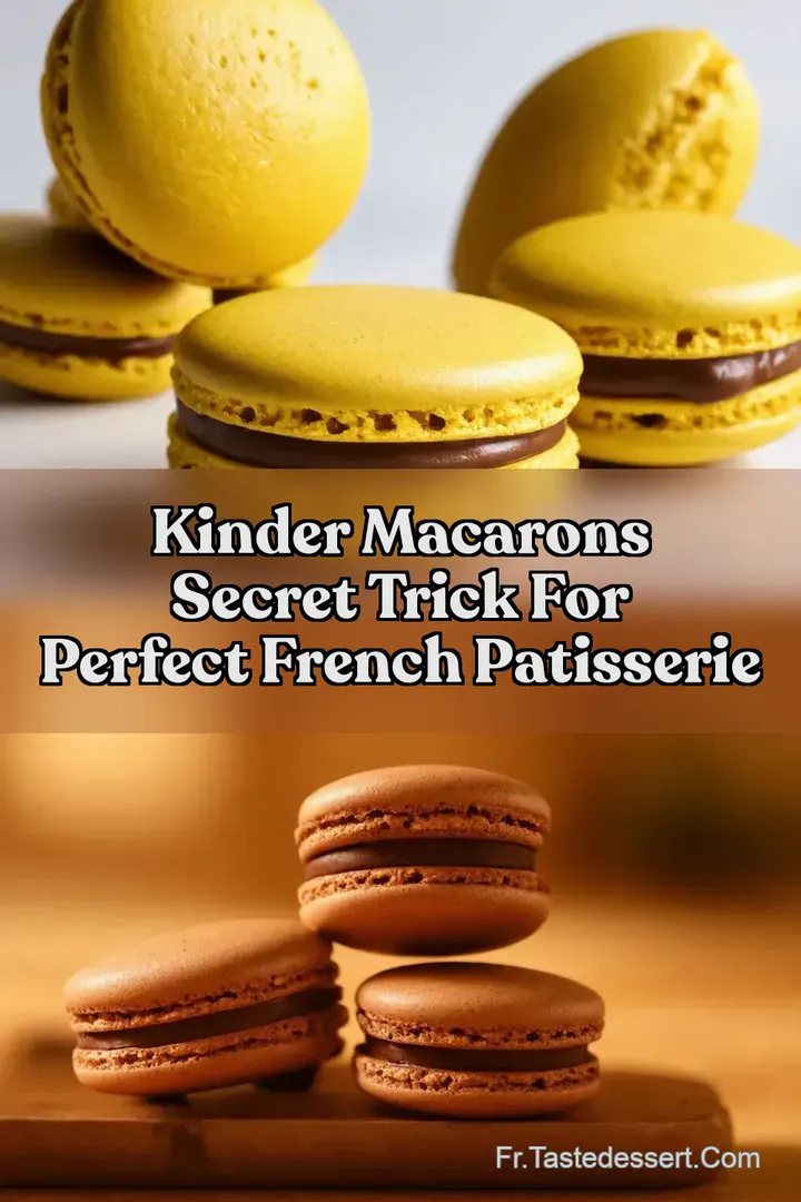 Kinder Macarons Secret Trick For Perfect French Patisserie