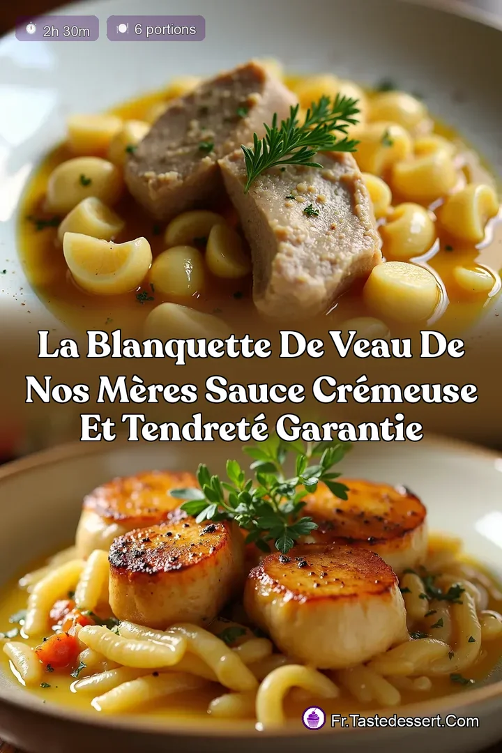La Blanquette de Veau de Nos M&egrave;res Sauce Cr&eacute;meuse et Tendret&eacute; Garantie