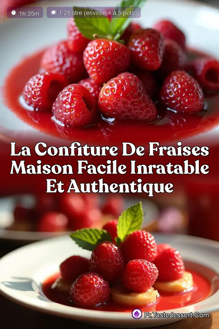 La Confiture de Fraises Maison Facile Inratable et Authentique