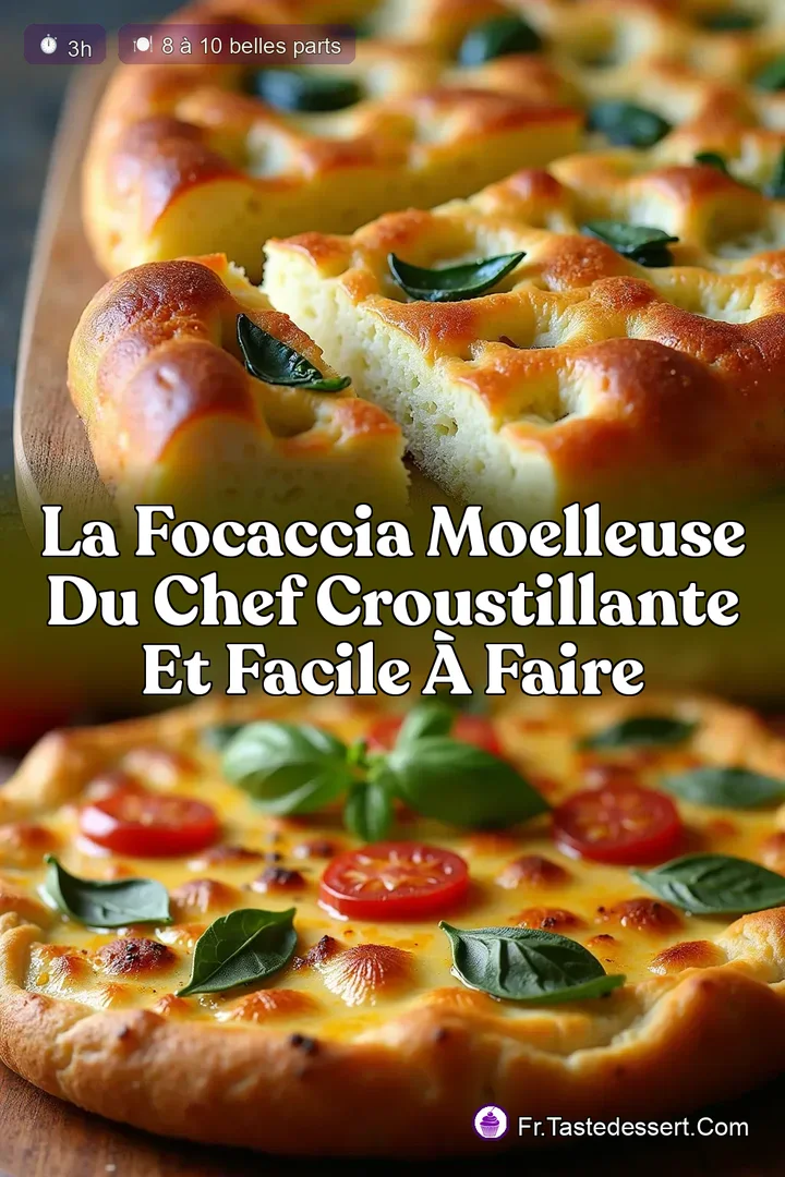 La Focaccia Moelleuse du Chef Croustillante et Facile &agrave; Faire