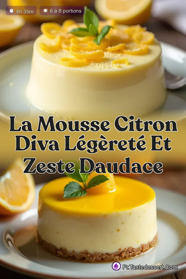La Mousse Citron Diva L&eacute;g&egrave;ret&eacute; et Zeste dAudace