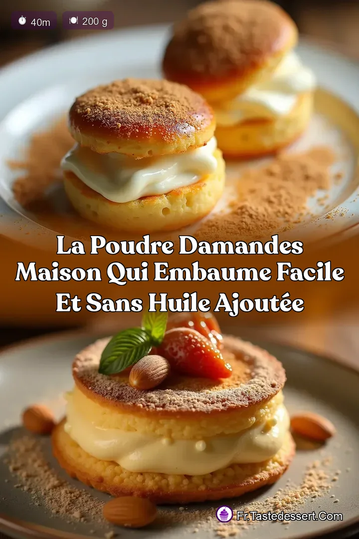 La Poudre dAmandes Maison qui Embaume Facile et Sans Huile Ajout&eacute;e