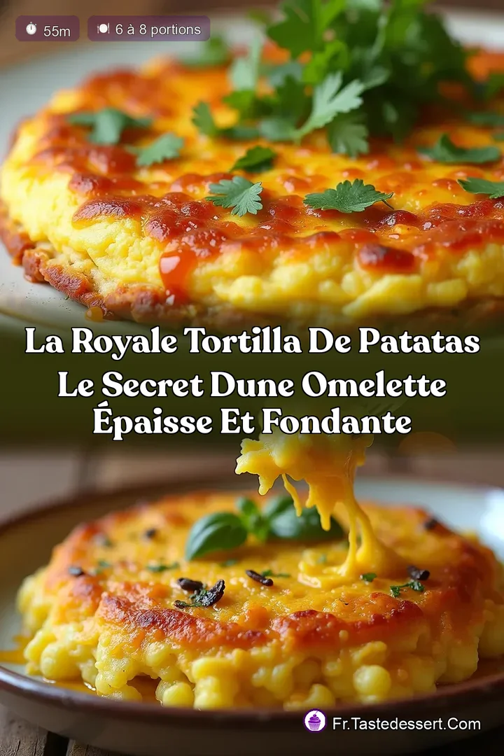 La Royale Tortilla de Patatas Le Secret dune Omelette &Eacute;paisse et Fondante