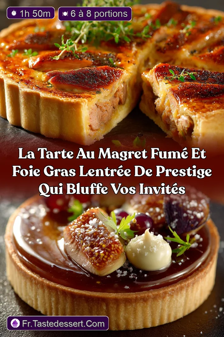 La Tarte au Magret Fum&eacute; et Foie Gras Lentr&eacute;e de prestige qui bluffe vos invit&eacute;s