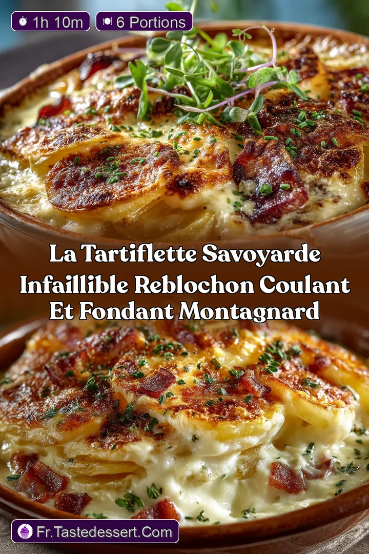La Tartiflette Savoyarde Infaillible Reblochon coulant et fondant montagnard