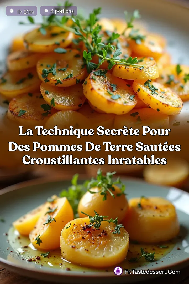 La Technique Secr&egrave;te pour des Pommes de Terre Saut&eacute;es Croustillantes Inratables