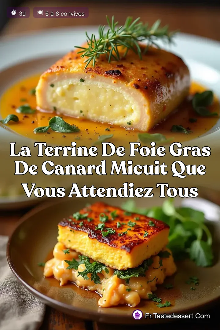 La Terrine de Foie Gras de Canard MiCuit que vous attendiez tous