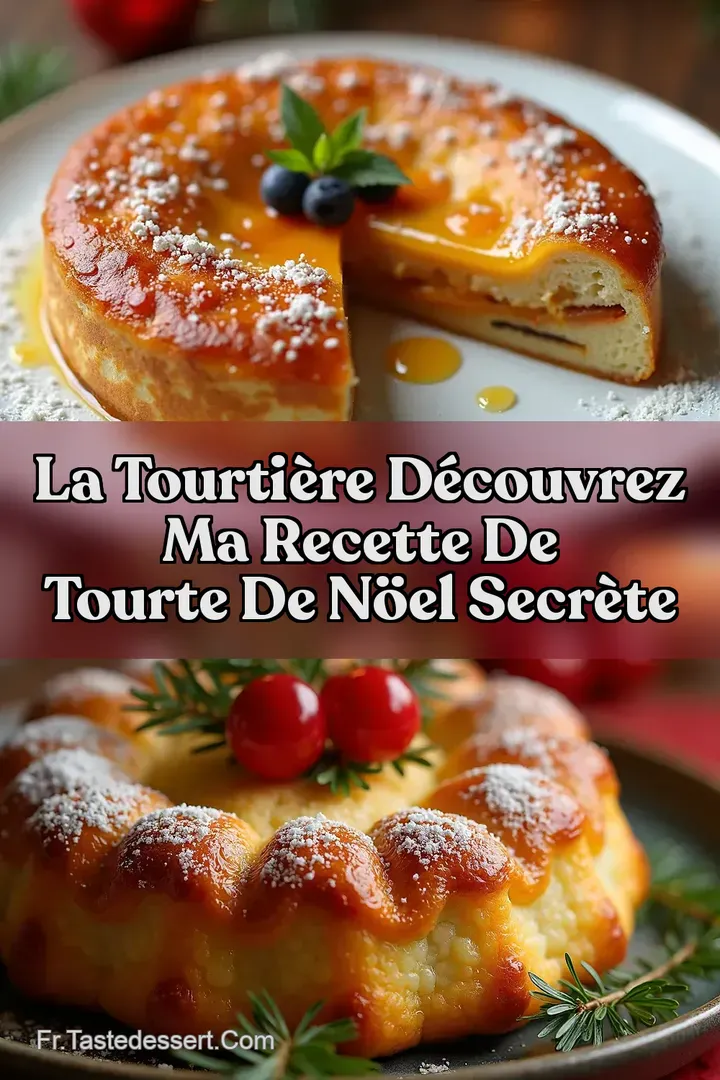 La Tourti&egrave;re D&eacute;couvrez Ma Recette de Tourte de N&ouml;el Secr&egrave;te
