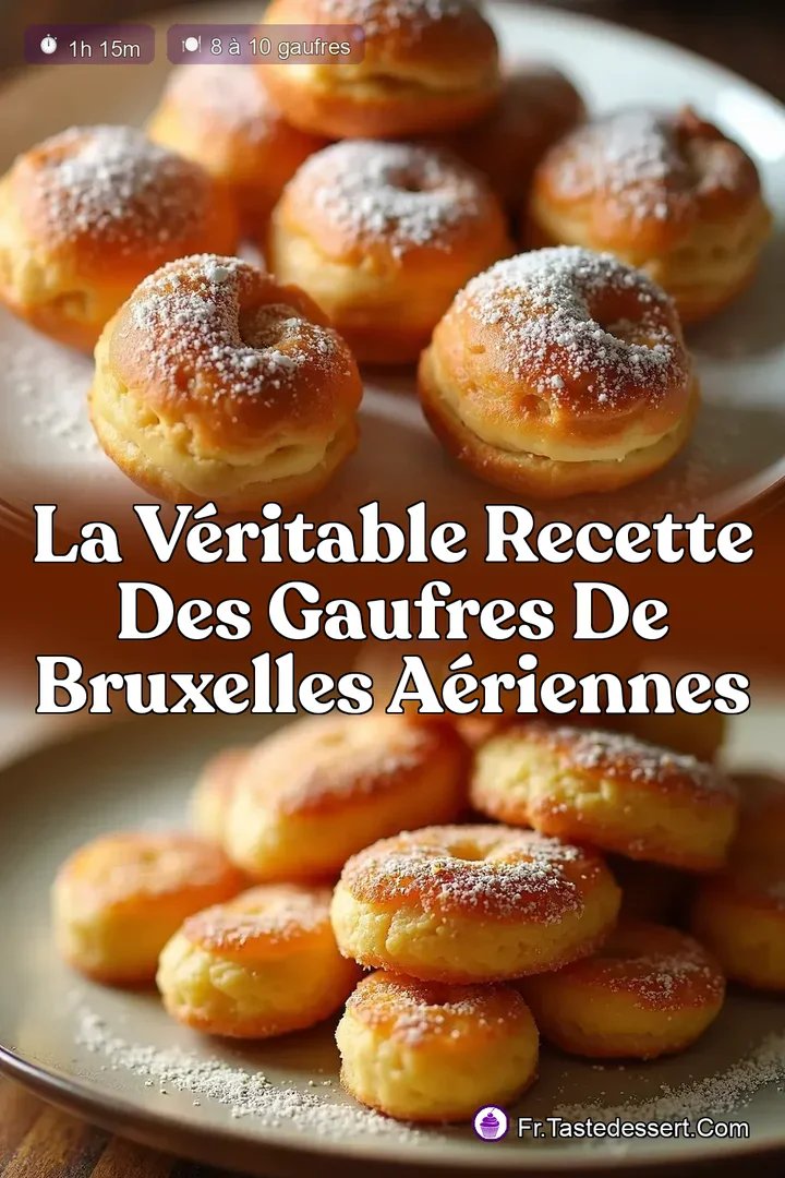 La V&eacute;ritable Recette des Gaufres de Bruxelles A&eacute;riennes