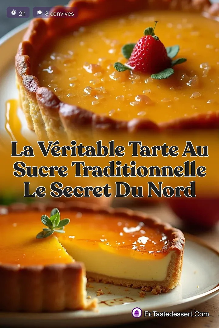 La V&eacute;ritable Tarte au Sucre Traditionnelle Le Secret du Nord