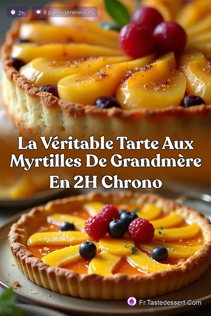 La V&eacute;ritable Tarte aux Myrtilles de GrandM&egrave;re en 2h Chrono