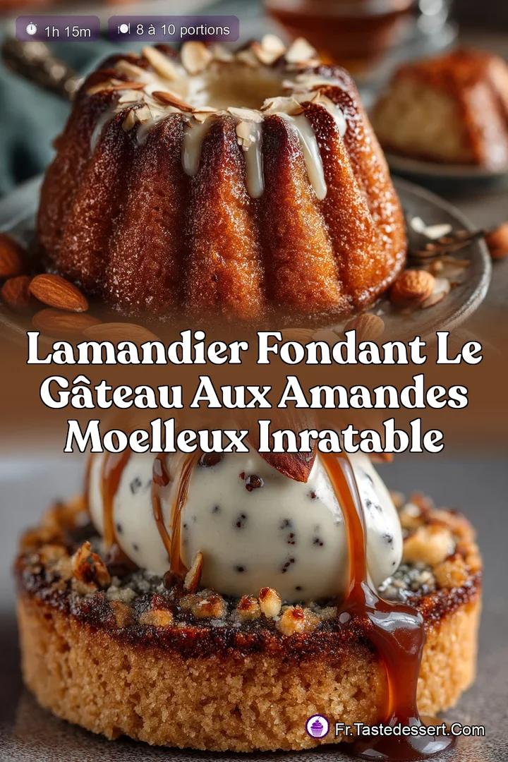 LAmandier Fondant Le G&acirc;teau aux Amandes Moelleux Inratable