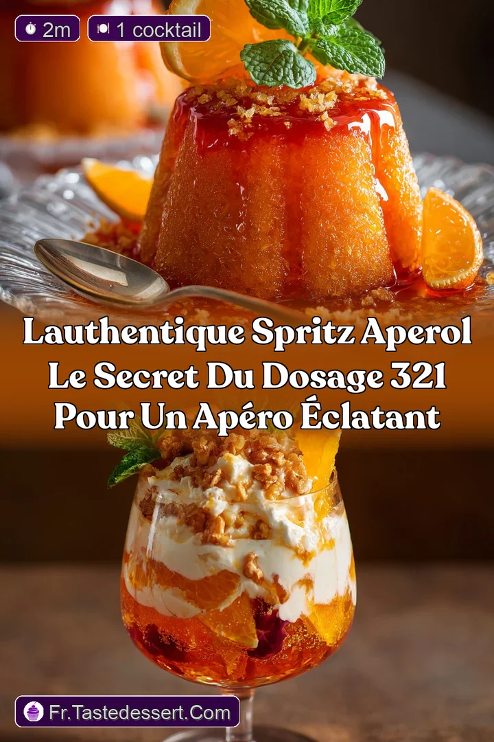 LAuthentique Spritz Aperol Le secret du dosage 321 pour un ap&eacute;ro &eacute;clatant