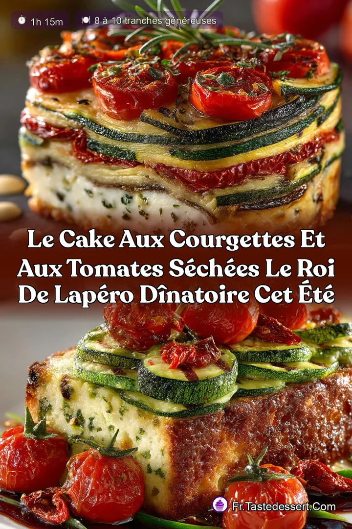 Le Cake aux courgettes et aux tomates s&eacute;ch&eacute;es le roi de lap&eacute;ro d&icirc;natoire cet &eacute;t&eacute;