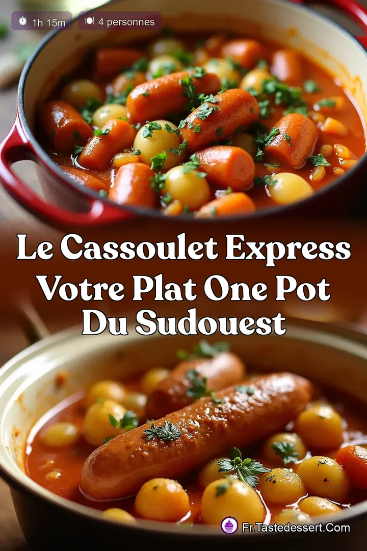 Le Cassoulet Express Votre Plat One Pot du SudOuest