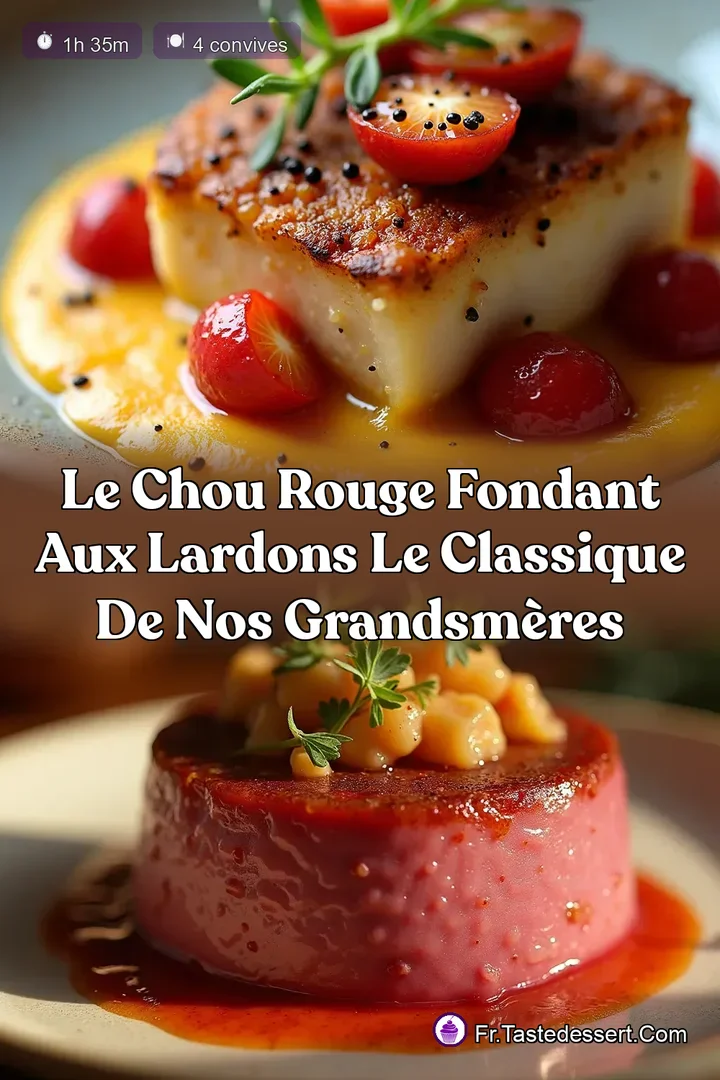 Le Chou Rouge Fondant aux Lardons Le Classique de nos GrandsM&egrave;res