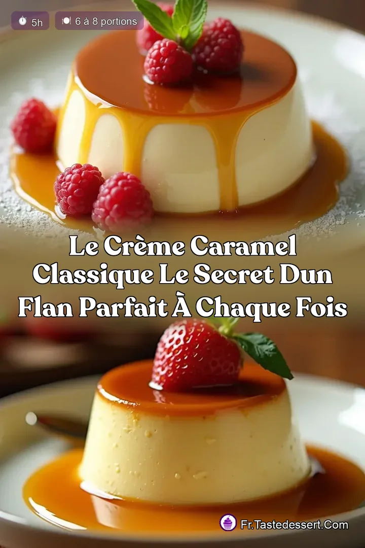 Le Cr&egrave;me Caramel Classique Le Secret dun Flan Parfait &agrave; Chaque Fois
