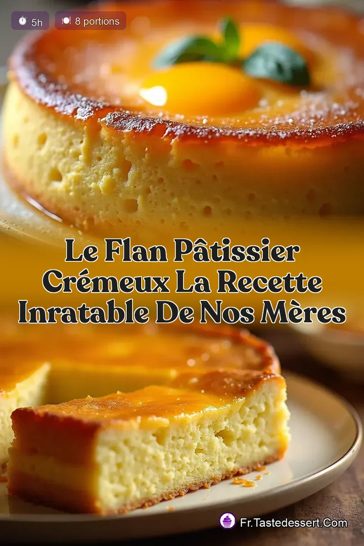 Le Flan P&acirc;tissier Cr&eacute;meux La Recette Inratable de nos M&egrave;res