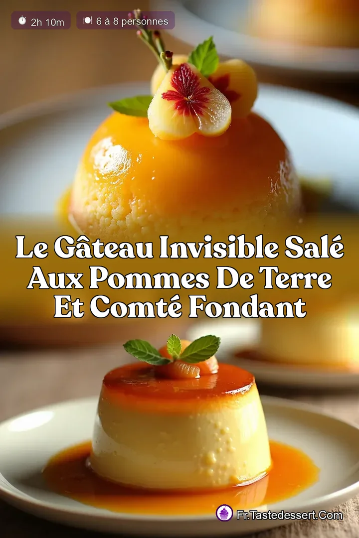 Le G&acirc;teau Invisible Sal&eacute; aux Pommes de Terre et Comt&eacute; Fondant
