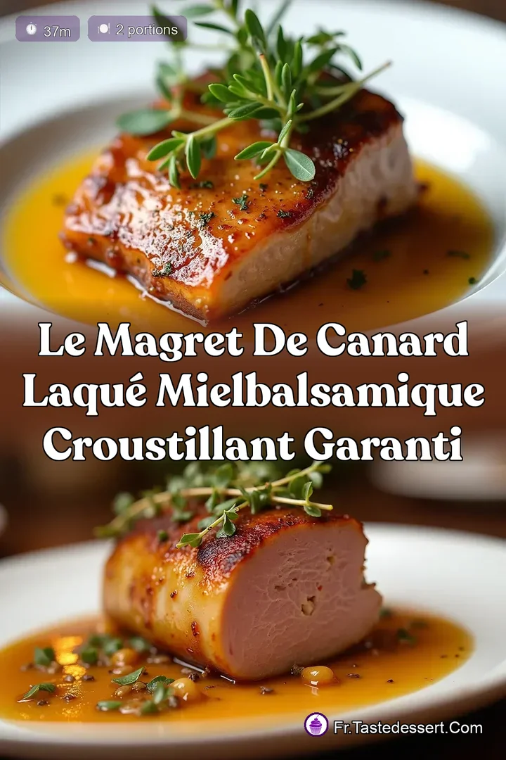 Le Magret de Canard Laqu&eacute; MielBalsamique Croustillant Garanti