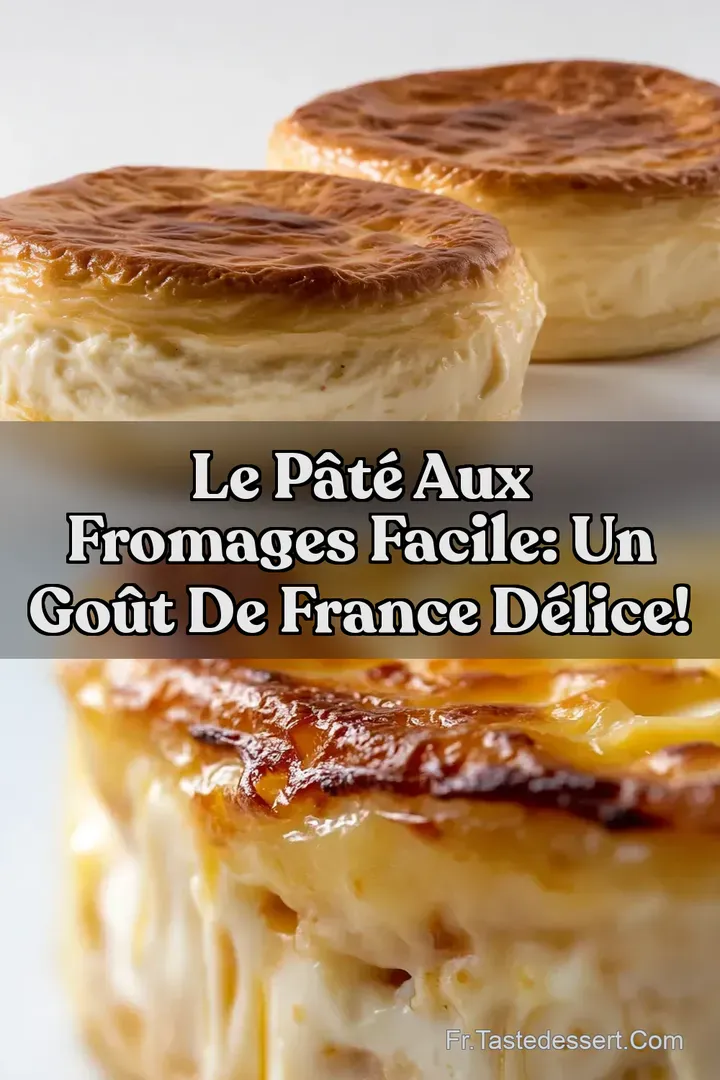 Le P&acirc;t&eacute; aux Fromages Facile: Un Go&ucirc;t de France D&eacute;lice!