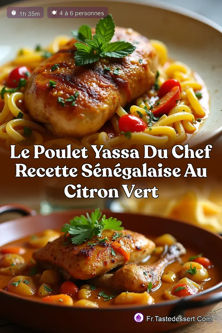 Le Poulet Yassa du Chef Recette S&eacute;n&eacute;galaise au Citron Vert