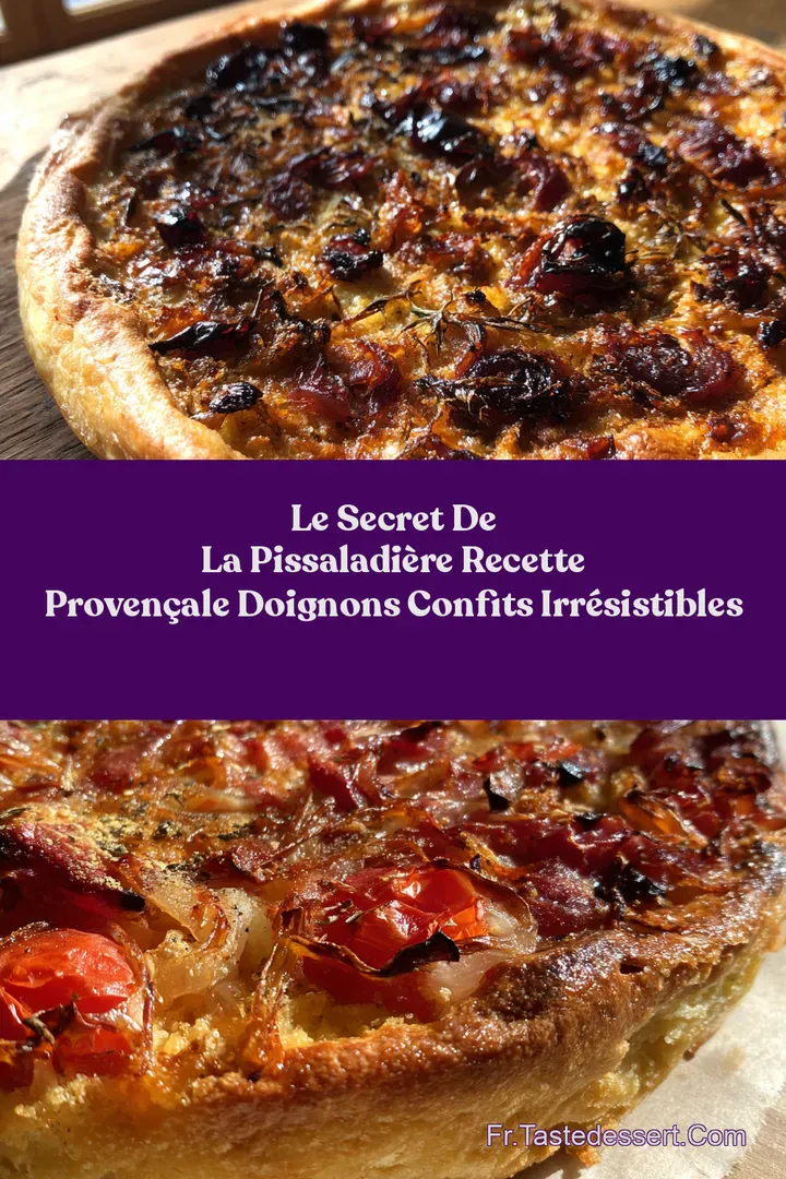 Le Secret de la Pissaladi&egrave;re Recette Proven&ccedil;ale dOignons Confits Irr&eacute;sistibles