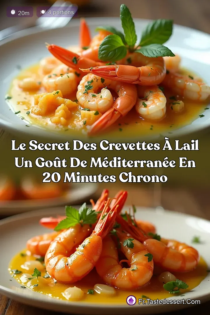 Le Secret des Crevettes &agrave; lAil Un Go&ucirc;t de M&eacute;diterran&eacute;e en 20 Minutes Chrono